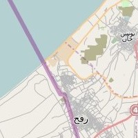 post offices in Palestine: area map for (86) Rafah, Tal El Soltan